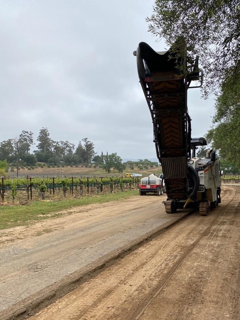 Asphalt paving project
