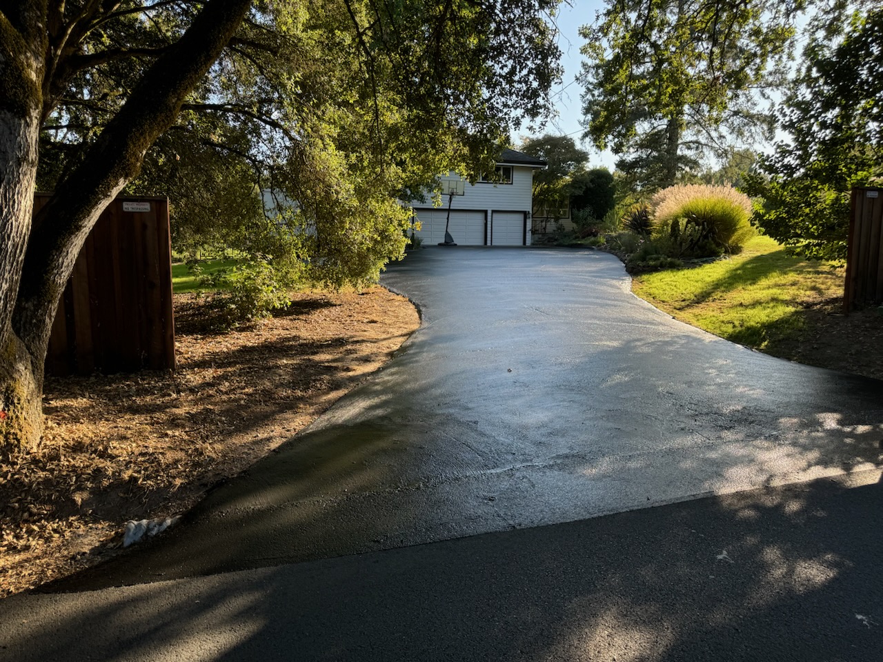 Asphalt sealing in Vacaville